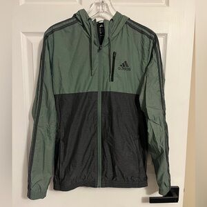 Adidas Men's Small Two-Tone Windbreaker Jacket